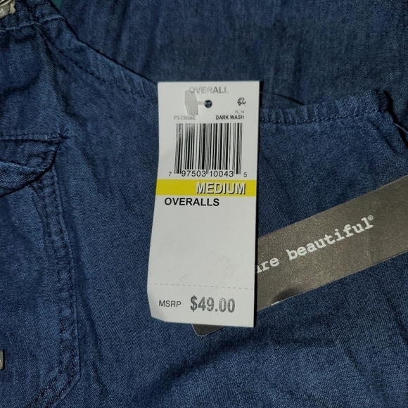 𝅺Dollhouse soft denim overalls medium EUC - Picture 10 of 12